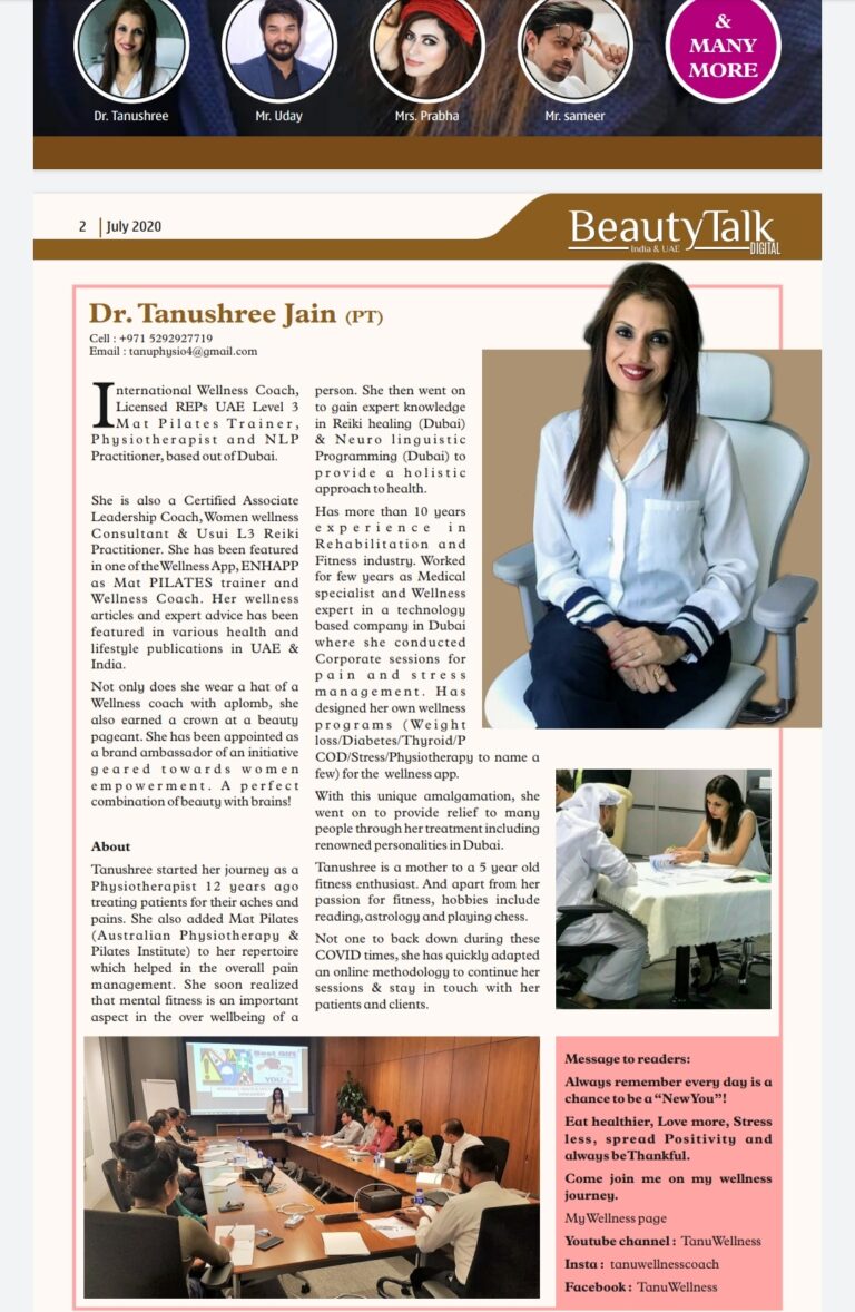 Beauty Talk UAE magazine